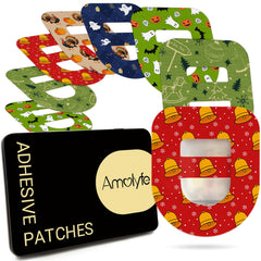 Amolyfe Omnipod overpatch with middle strap secures wear during workouts.