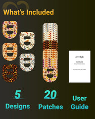 Amolyfe Omnipod overpatch showing stretchable backing for seamless application
