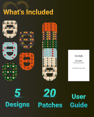 Amolyfe Omnipod overpatch shows stretchable middle strap for secure wear