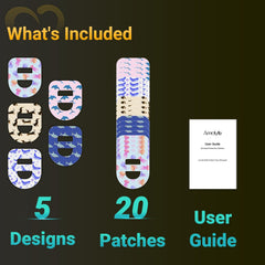 Amolyfe Omnipod overpatch stretchback enables seamless application
