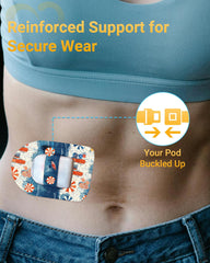 Amolyfe Omnipod patches fashion designs personalize your Omnipod device.