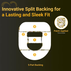 Long-lasting adhesive provides reliable coverage during daily activities.