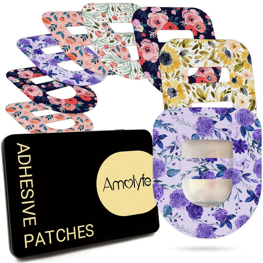 Amolyfe Omnipod 5 patch with middle strap for secure wear.