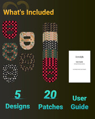 Amolyfe Omnipod 5 patch with stretchable strap for secure wear