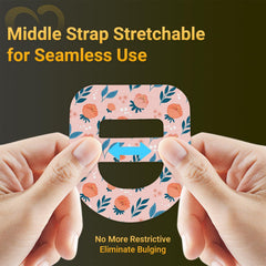 Waterproof and sweatproof patches ideal for workouts and showers.