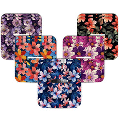 Amolyfe Tandem Mobi pocket patch with blue flower design for all-day secure wear.