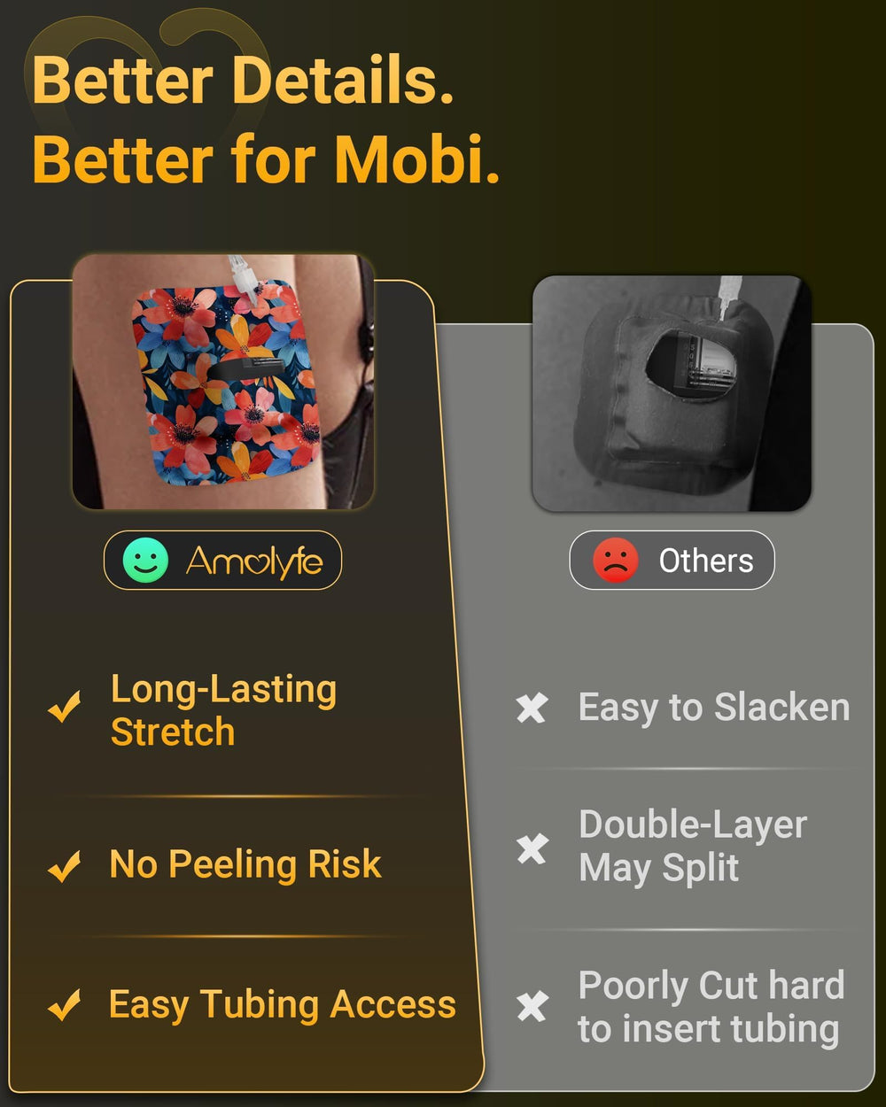 Five unique designs provide daily matching options for outfits or moods.