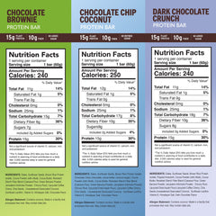 Amrita Nut Free Vegan Bars Dark Chocolate Crunch close-up, crisp texture energy bite