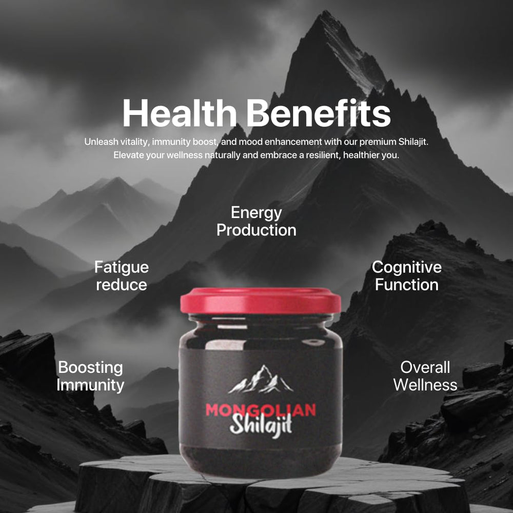 AMU Nutrition black Shilajit resin closeup reveals rich texture and authenticity