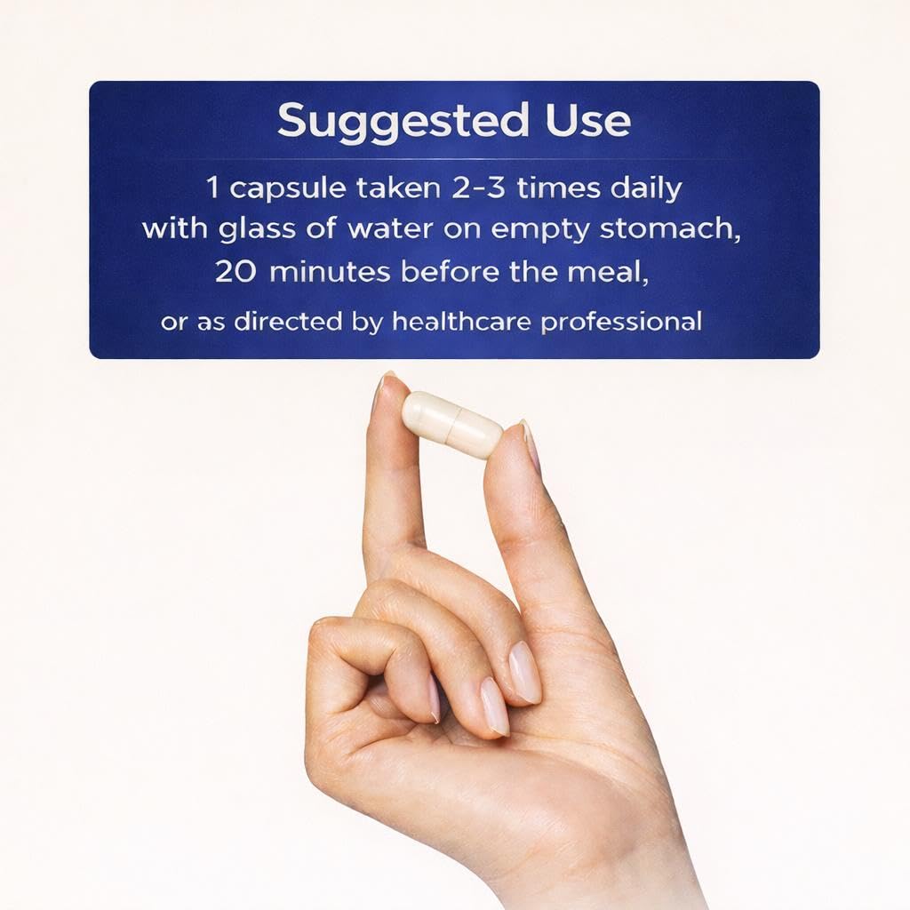 AMVILAB Proteolytic Enzymes 3X label detail showcases serrapeptase and proteolytic blend