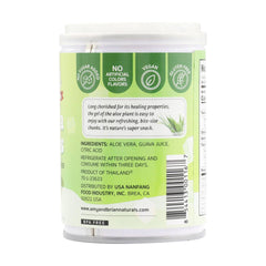 Hand holding Aloe Vera Bites, convenient grab-and-go wellness treat