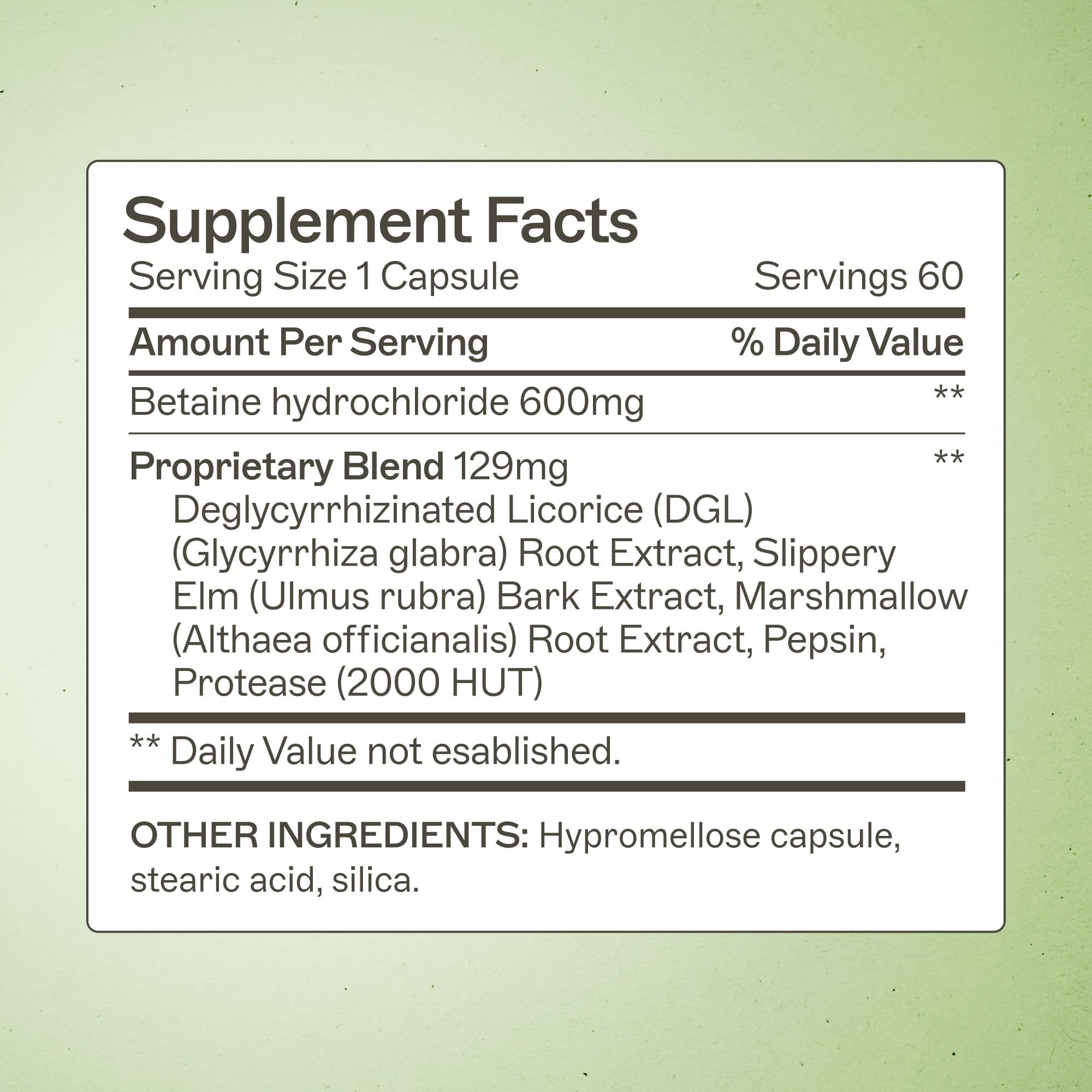 Amy Myers MD Acid Restore capsules, promoting gut health.