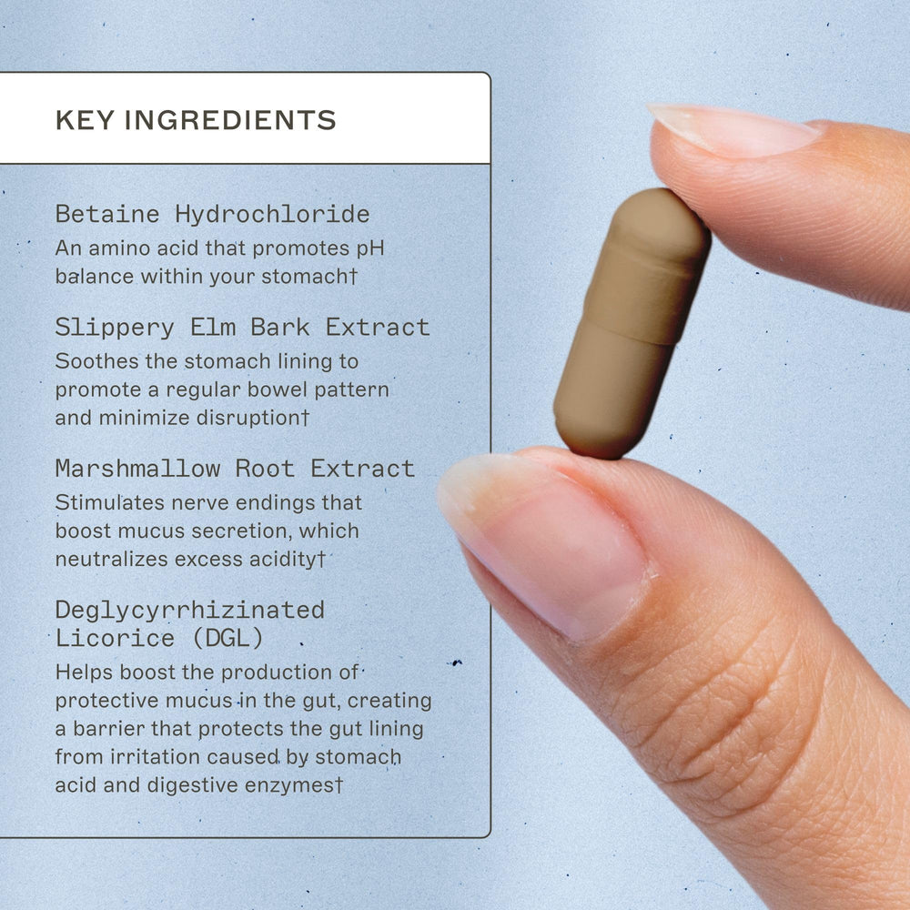 Nutrition label highlighting B vitamins and adaptogenic herbs for daily wellness.