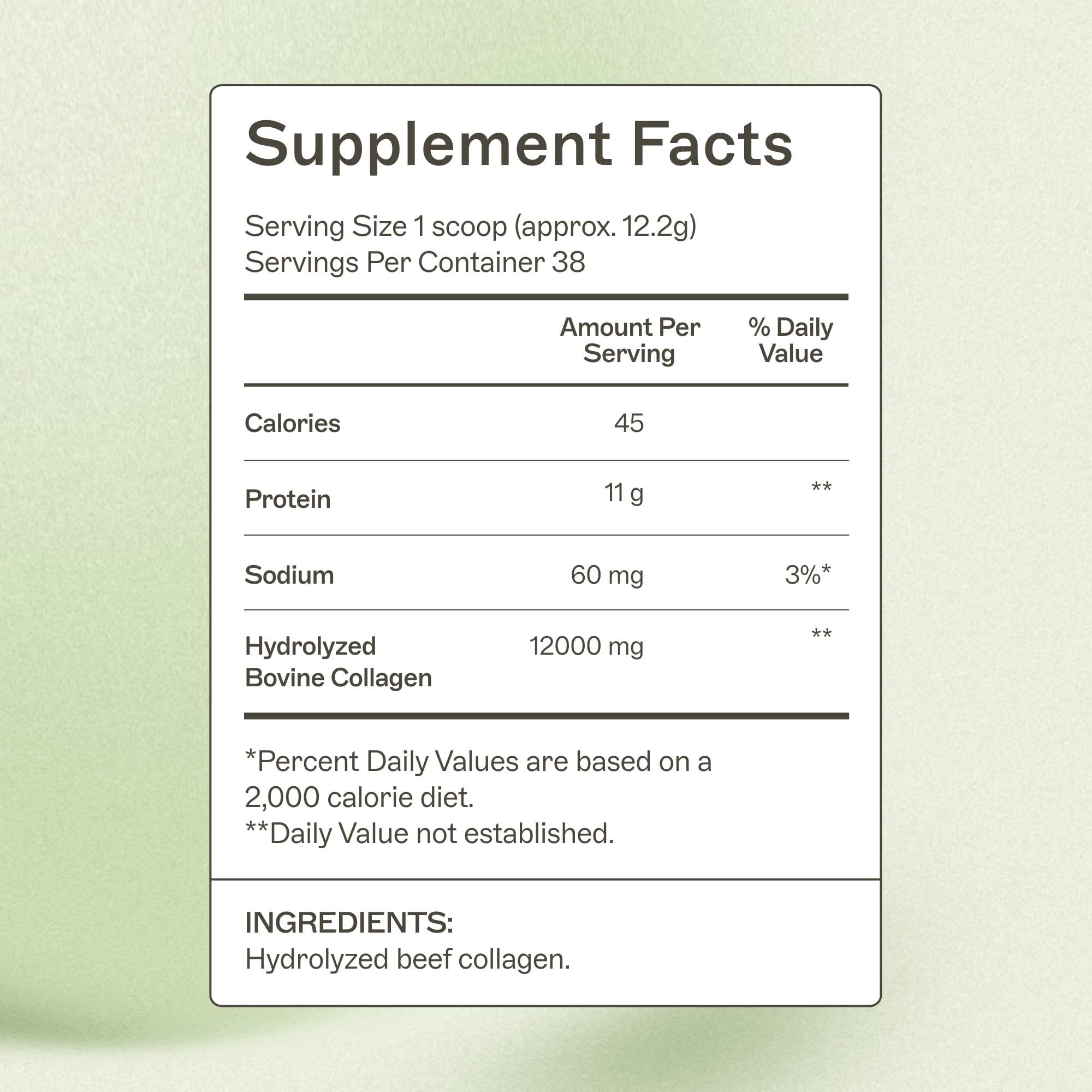 Amy Myers MD collagen protein powder scoop ready for daily smoothies.