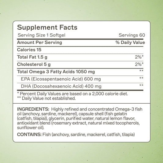 Amy Myers MD Complete Omega-3 softgels pour into bottle for immune-friendly daily use