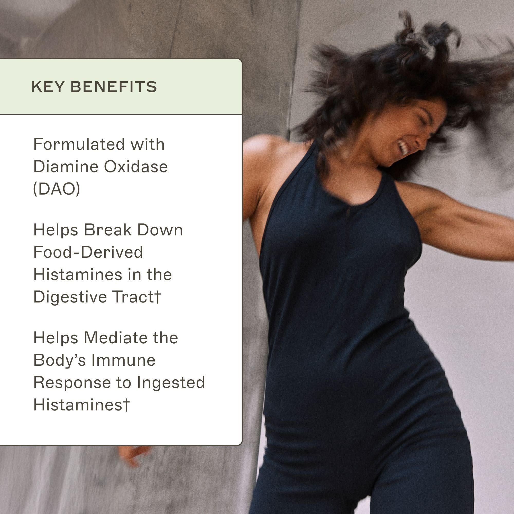 Amy Myers MD Histazyme DAO before meals use.