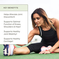 Amy Myers MD Joint Support Complex bottle top highlights turmeric and herbal ingredients for joint support.