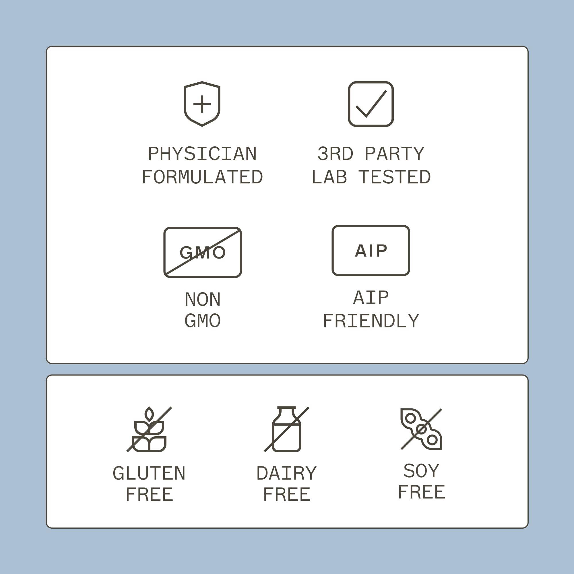 Amy Myers MD Joint Support Complex packaging highlights hyaluronic acid for lubrication.