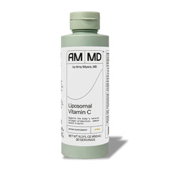 Amy Myers MD Liposomal Vitamin C bottle front view highlighting high-absorption formula for immune support