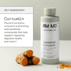Amy Myers MD Liposomal Vitamin C bottle label close-up showing 1000 mg per serving