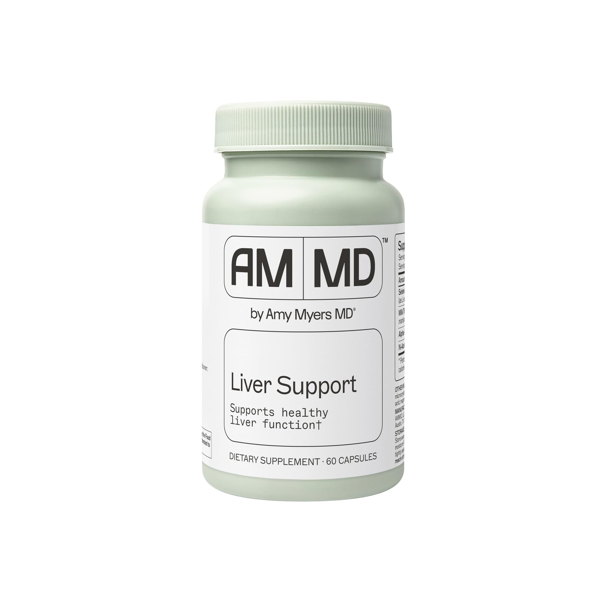 Amy Myers MD Liver Support bottle for daily liver health routines.