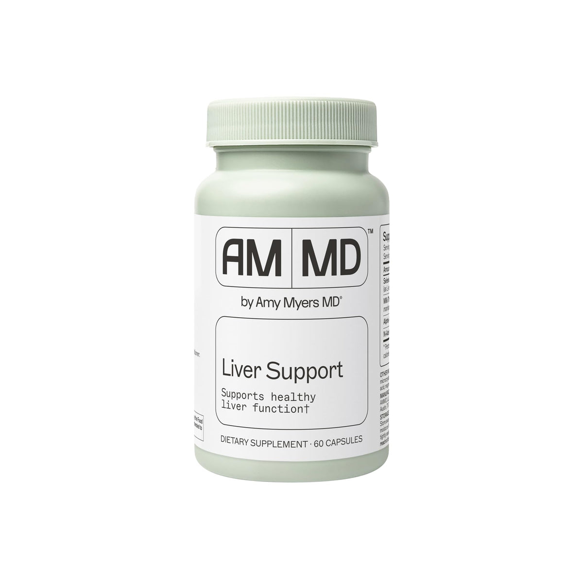 Amy Myers MD Liver Support bottle for daily liver health routines.
