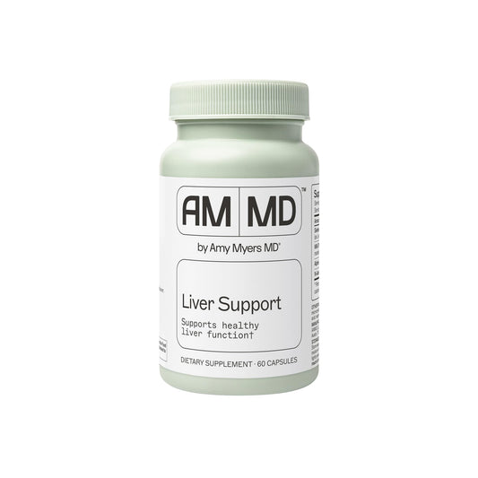 Amy Myers MD Liver Support bottle for daily liver health routines.