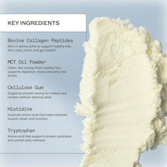 Mixing glass shows smooth, lump-free shakes with the unflavored protein.