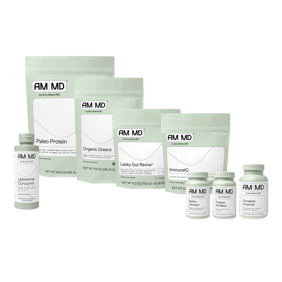 Amy Myers MD Probiotic 100 Billion bottle supports balanced gut bacteria for daily comfort