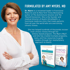 Amy Myers MD Rest and Restore gluten-free badge on packaging.