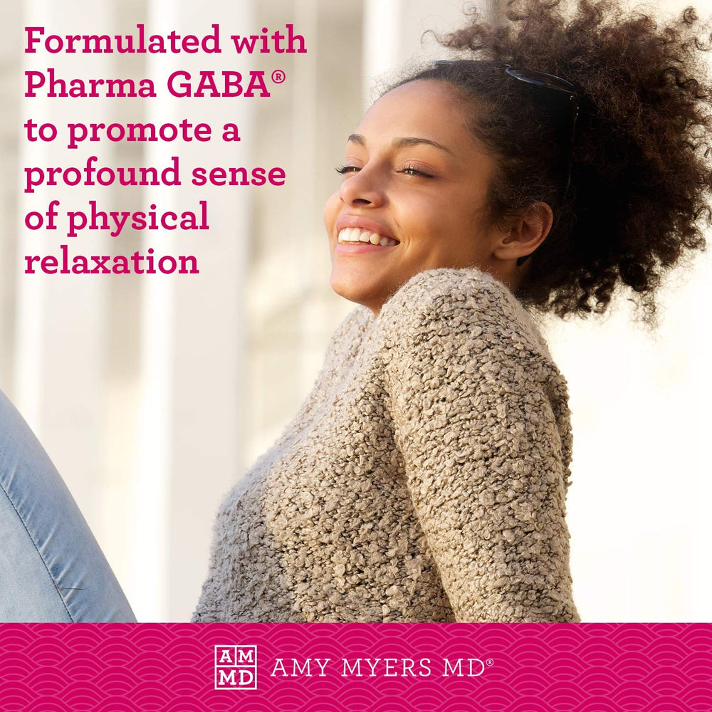 Amy Myers MD Rest and Restore product shot with soft lighting for a spa-like feel.