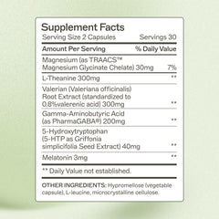 Rest & Restore capsules close-up for nightly routine.