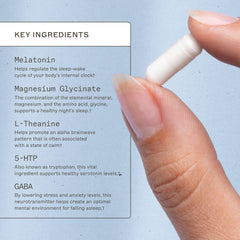 Amy Myers MD Rest & Restore label detail highlights gluten-free and non-GMO features.
