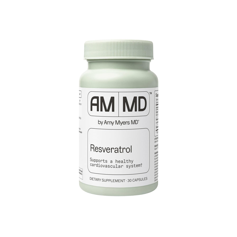 Amy Myers MD Resveratrol capsules for daily immune and cellular vitality support