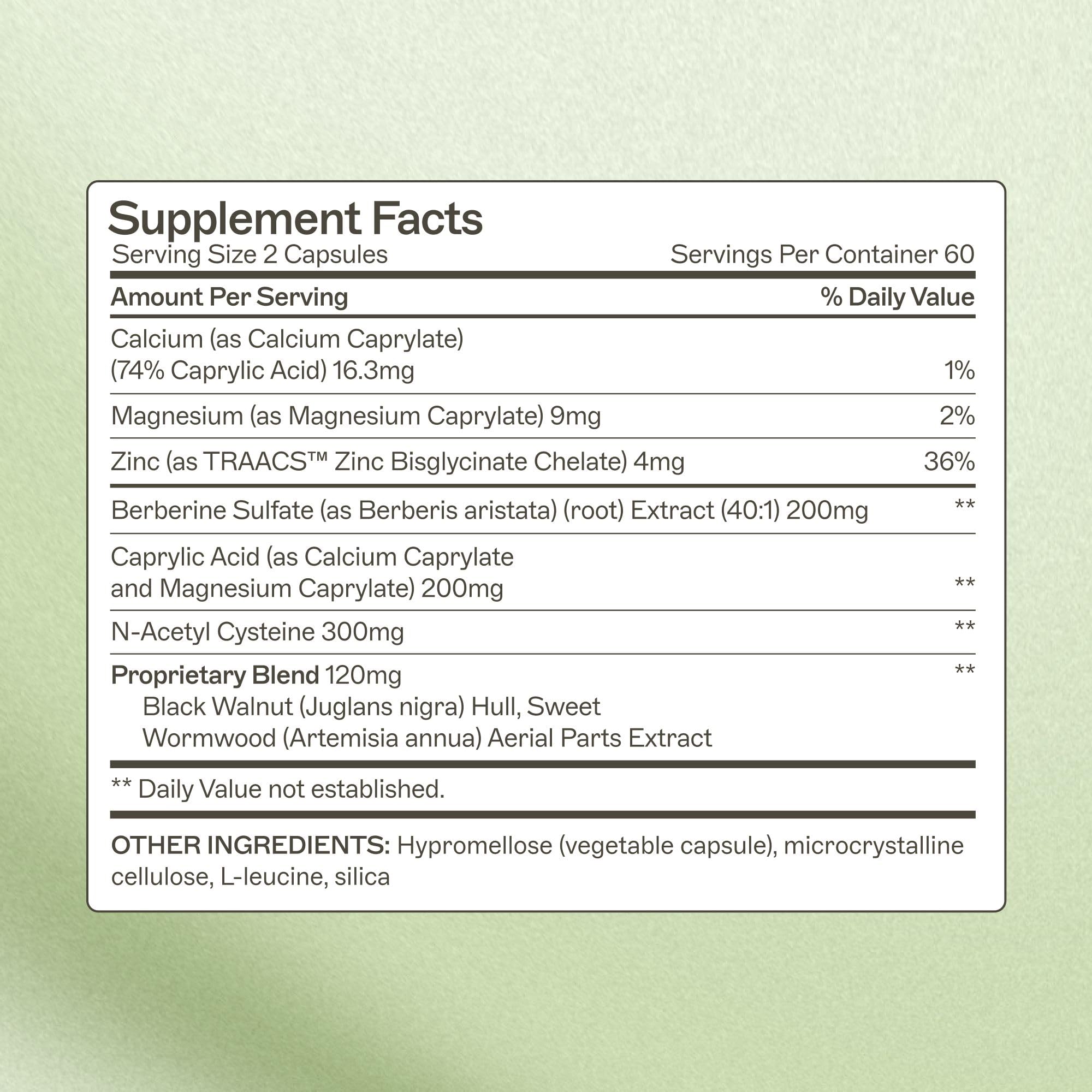 Amy Myers MD Complete Enzymes capsules aiding the digestive process.