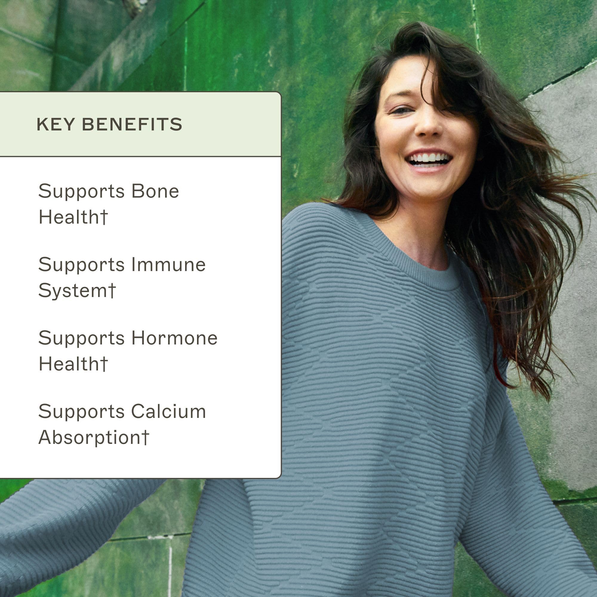 Amy Myers MD Vitamin D3/K2 liquid with dairy-free label.