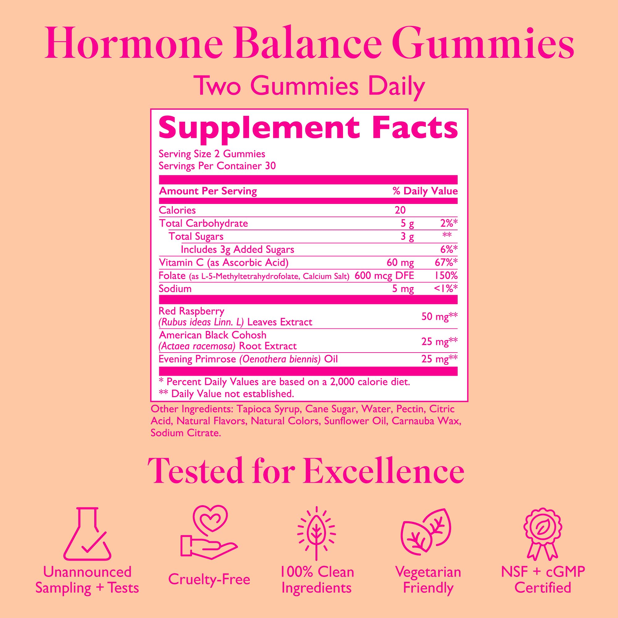 Amy Suzanne Hormone Balance Gummies spilled, showing soft texture ideal for daily use.