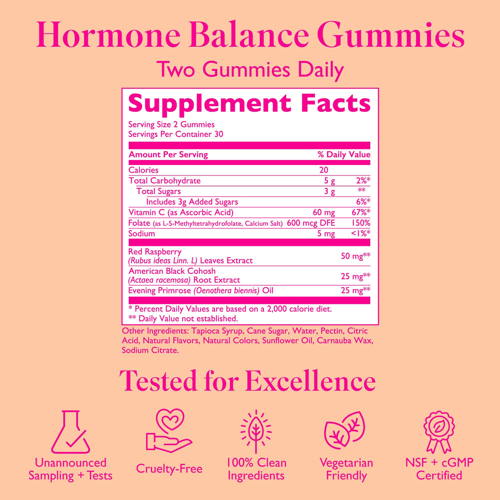Amy Suzanne Hormone Balance Gummies spilled, showing soft texture ideal for daily use.