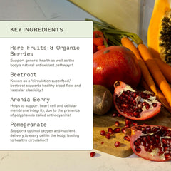 Amy Myers MD Organic Reds Superfood Raspberry image with rich pigment and plant-based nutrient support