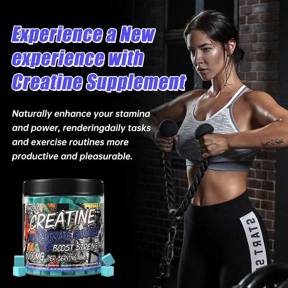 AMZXO daily-use gummies offer convenient pre/post-workout fuel