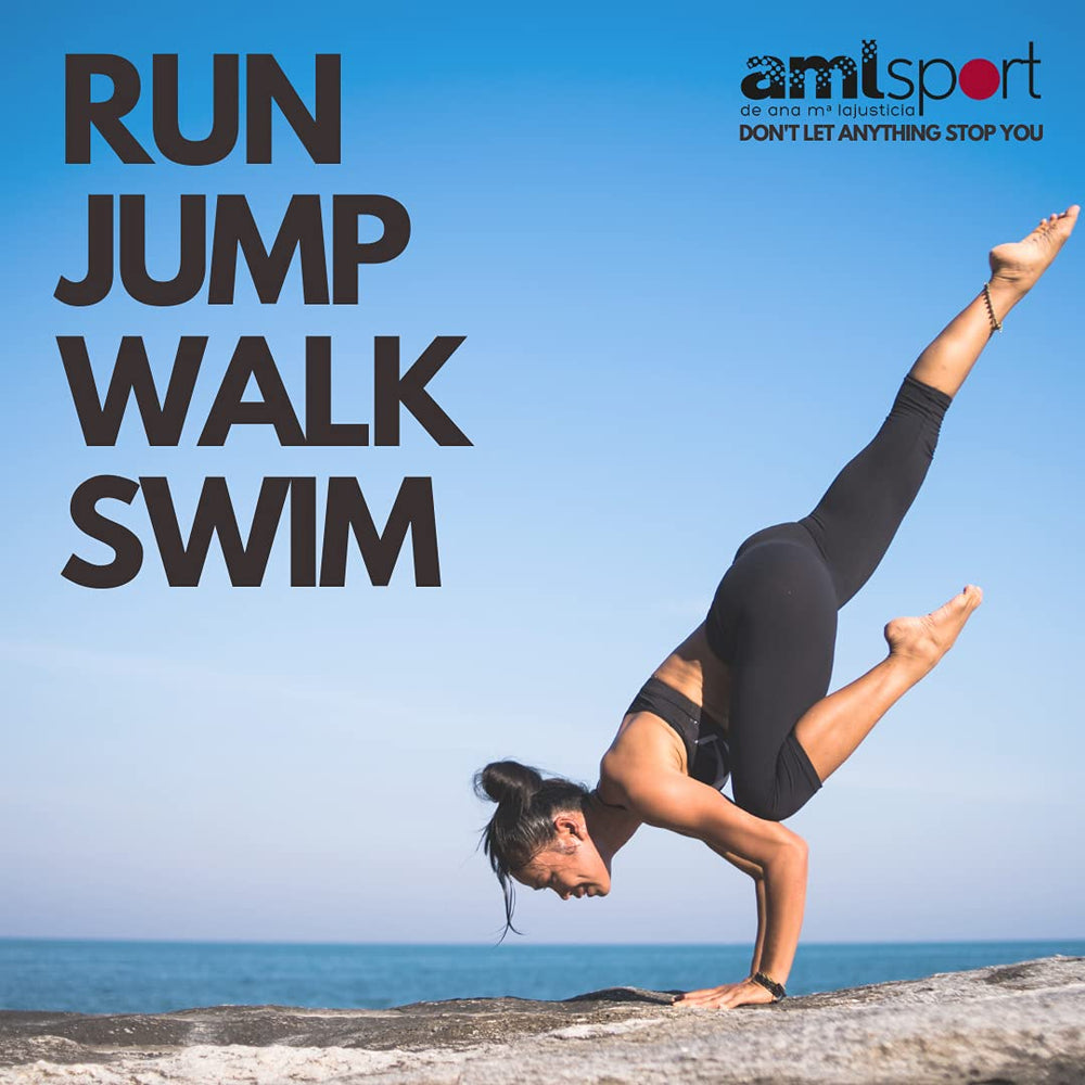Ana María Lajusticia AML Sport box packaging emphasizes gluten-free and sugar-free formula