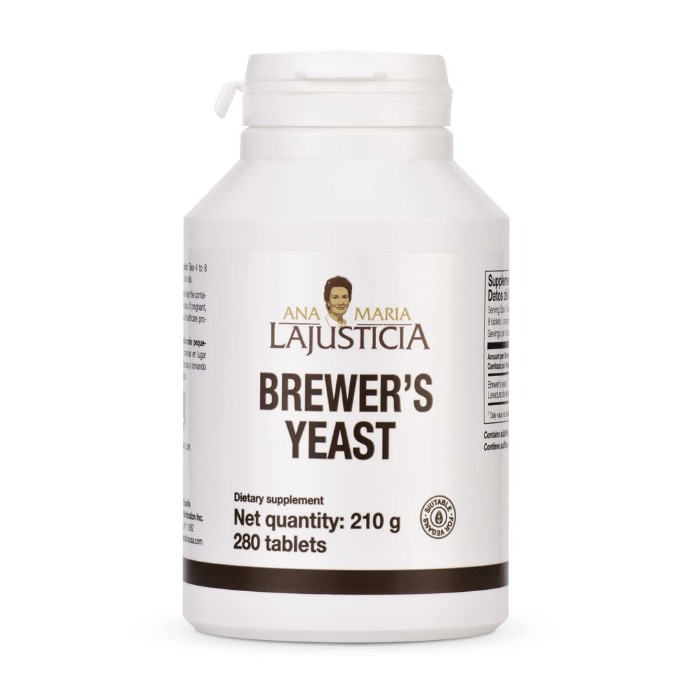 Ana María Lajusticia Brewer's Yeast 70-days pack, ideal for daily vitamin intake.