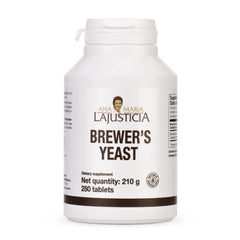 Ana María Lajusticia Brewer's Yeast 70-days pack, ideal for daily vitamin intake.