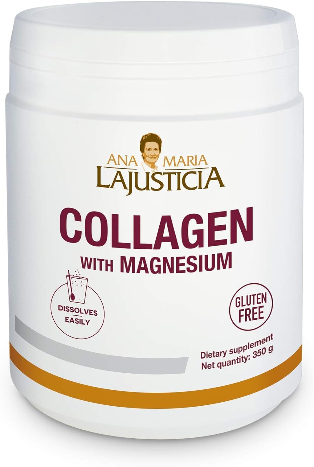 Ana Maria Lajusticia collagen with magnesium powder 350g packshot for joints and nails