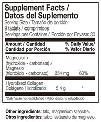 ANA Maria Lajusticia collagen magnesium tablets provide convenient daily support for a gluten-free routine