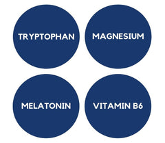 Ana María Lajusticia tryptophan pack unboxed, highlighting packaging and capsules