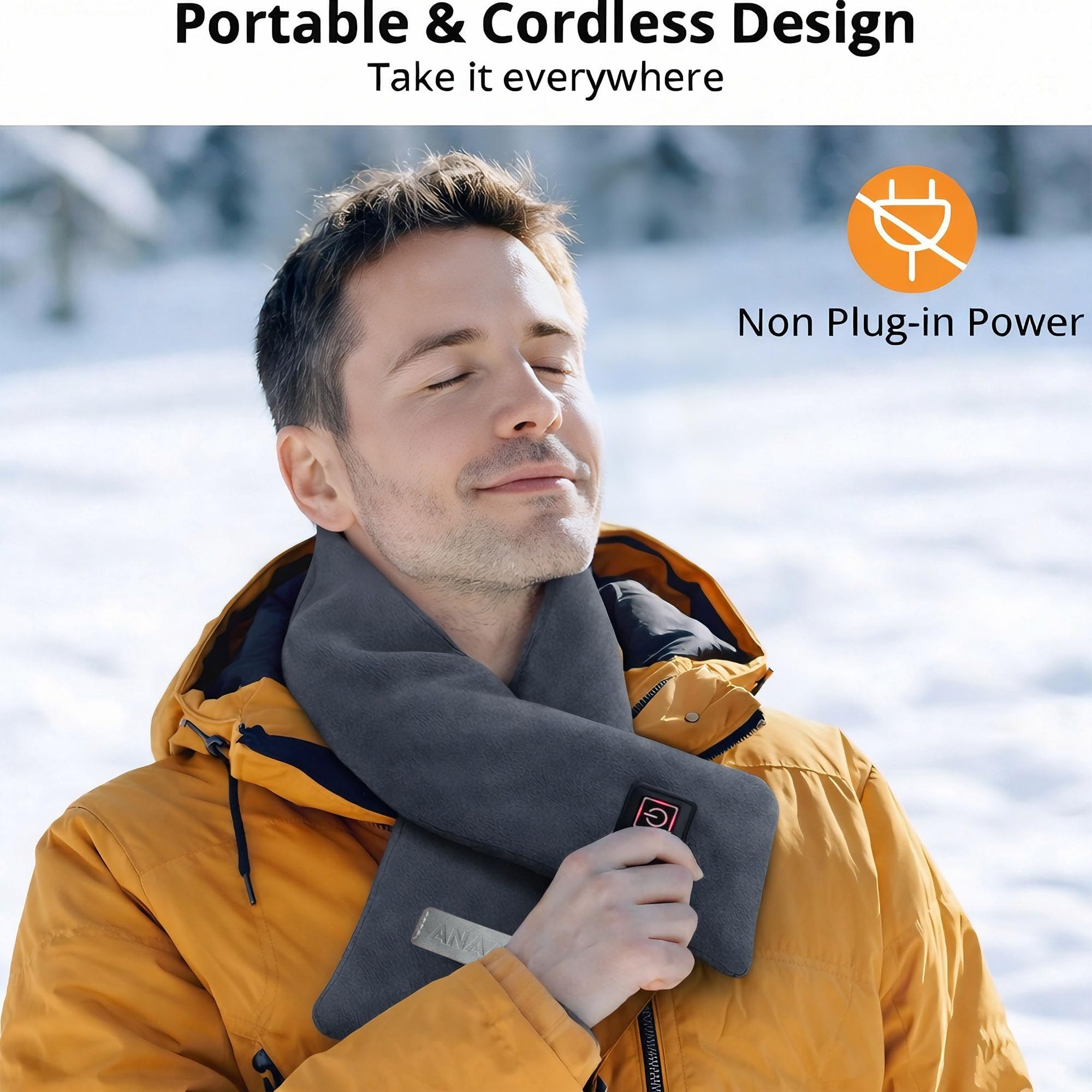 AnaAir three heat settings provide customizable warmth for various activities.