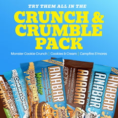 Anabar Monster Cookie Crunch bar with 20g protein, perfect lunchbox snack