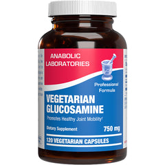 Anabolic Laboratories vegan glucosamine bottle front view supports daily joint flexibility