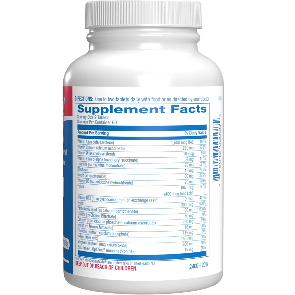 Anabolic Laboratories multivitamin label graphic showing vitamins and minerals